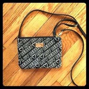 Luv Betsey small crossbody / wristlet purse NWOT
